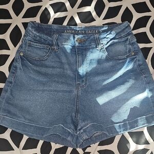 American Eagle Outfitters Light Blue Jean Shorts